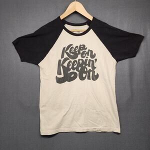 In God We Must Shirt Size Adult Medium Keep On Keepin On Ringer Retro